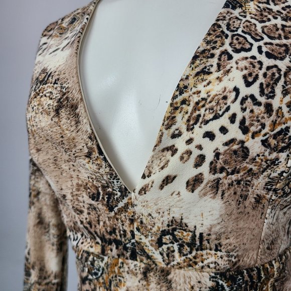 Ebby and I Animal Print Dress Size S NWT - Picture 3 of 15
